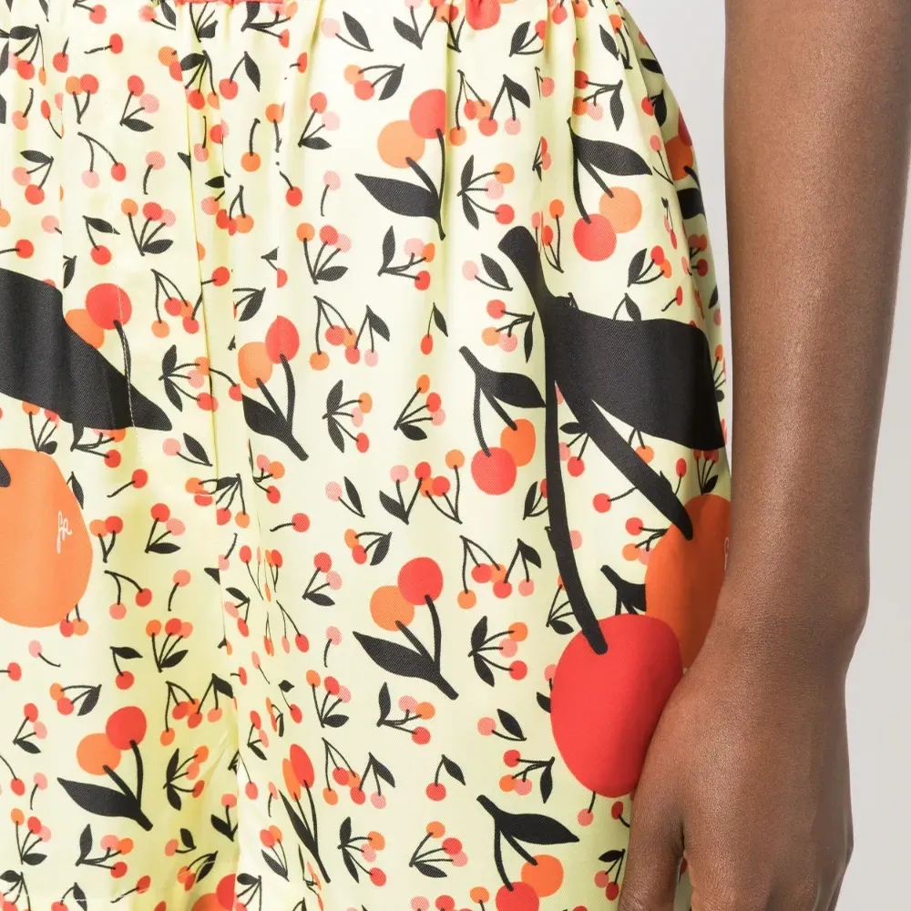 Твиловые шорты с принтом