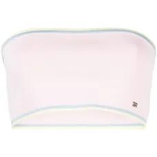 Шерстяной топ с контрастной отделкой