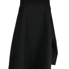 Платье мини асимметричного кроя без рукавов