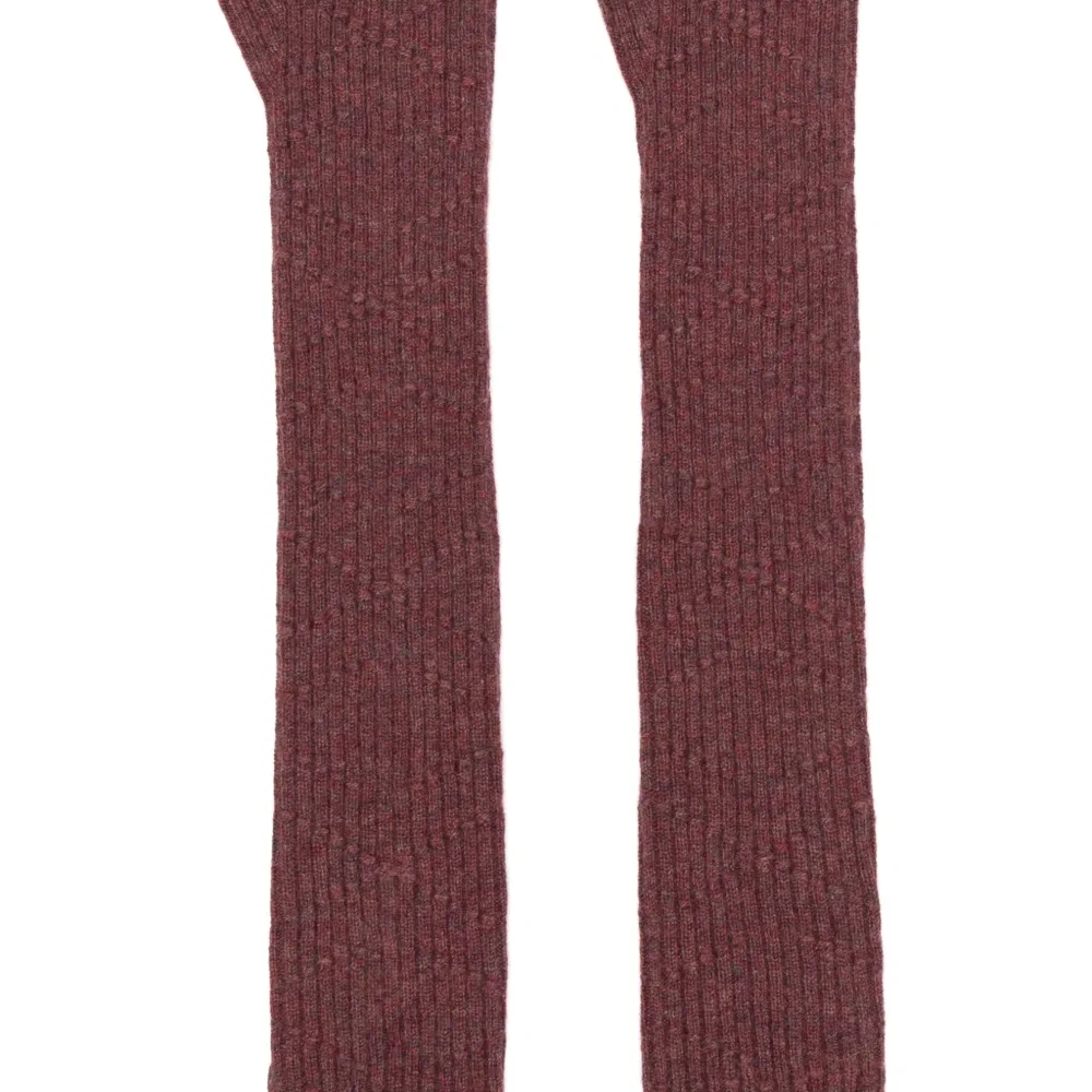 Кашемировые перчатки-митенки