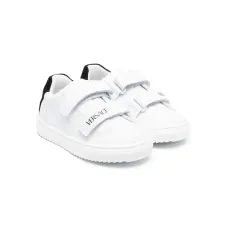 Кеды на липучках с логотипом Кеды на липучках с логотипом