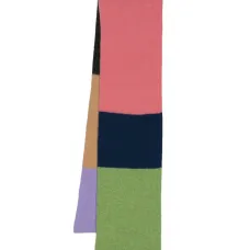 Кашемировый шарф в полоску