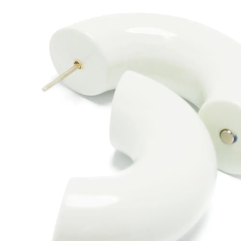 Массивные серьги-кольца Strato