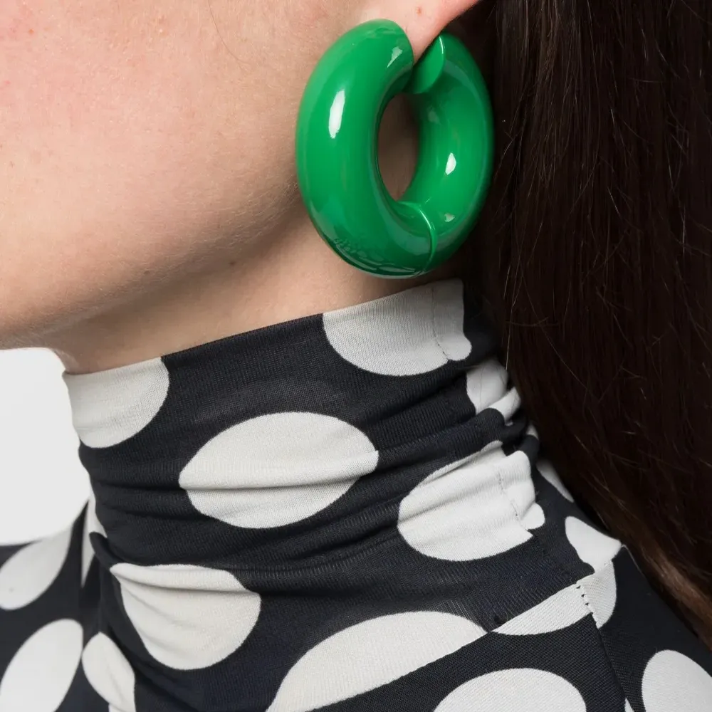 Массивные серьги-кольца Strato