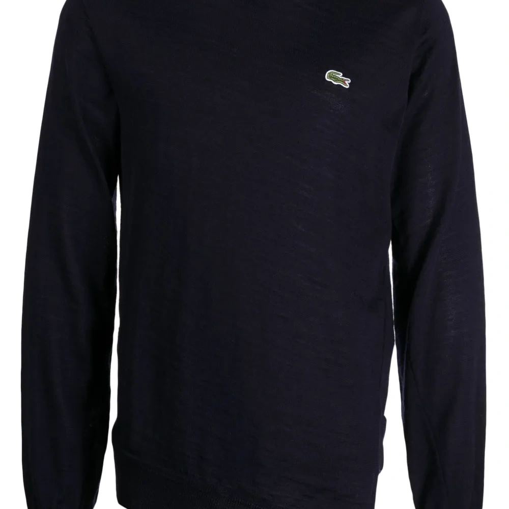 Шерстяной джемпер с нашивкой-логотипом