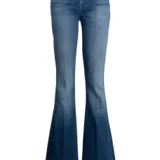 Джинсы bootcut с эффектом потертости