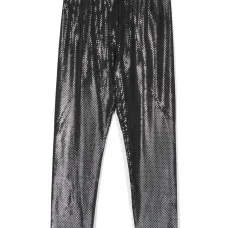 Легинсы с эффектом металлик и логотипом Легинсы с эффектом металлик и логотипом