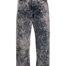 Прямые джинсы Overdyed средней посадки Прямые джинсы Overdyed средней посадки