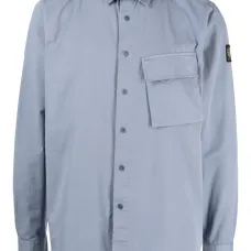 Рубашка с нашивкой-логотипом Рубашка с нашивкой-логотипом