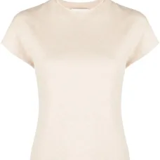 Трикотажный топ с короткими рукавами