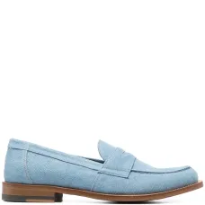 Пенни-лоферы из денима