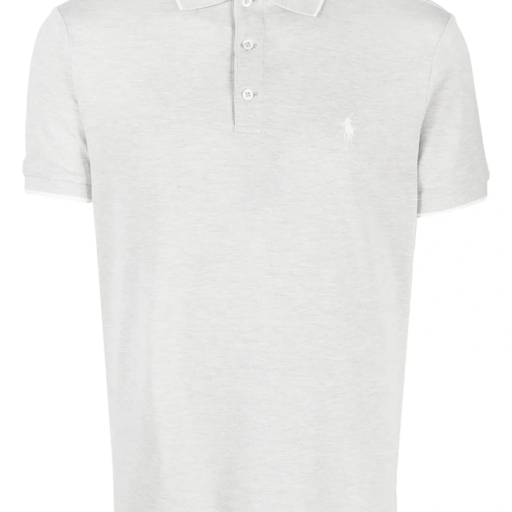 Рубашка поло с вышитым логотипом