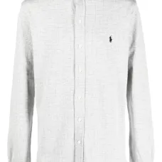 Рубашка с вышитым логотипом