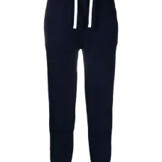 Брюки с вышитым логотипом