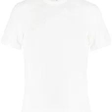 Футболка с вышитым логотипом и перфорацией