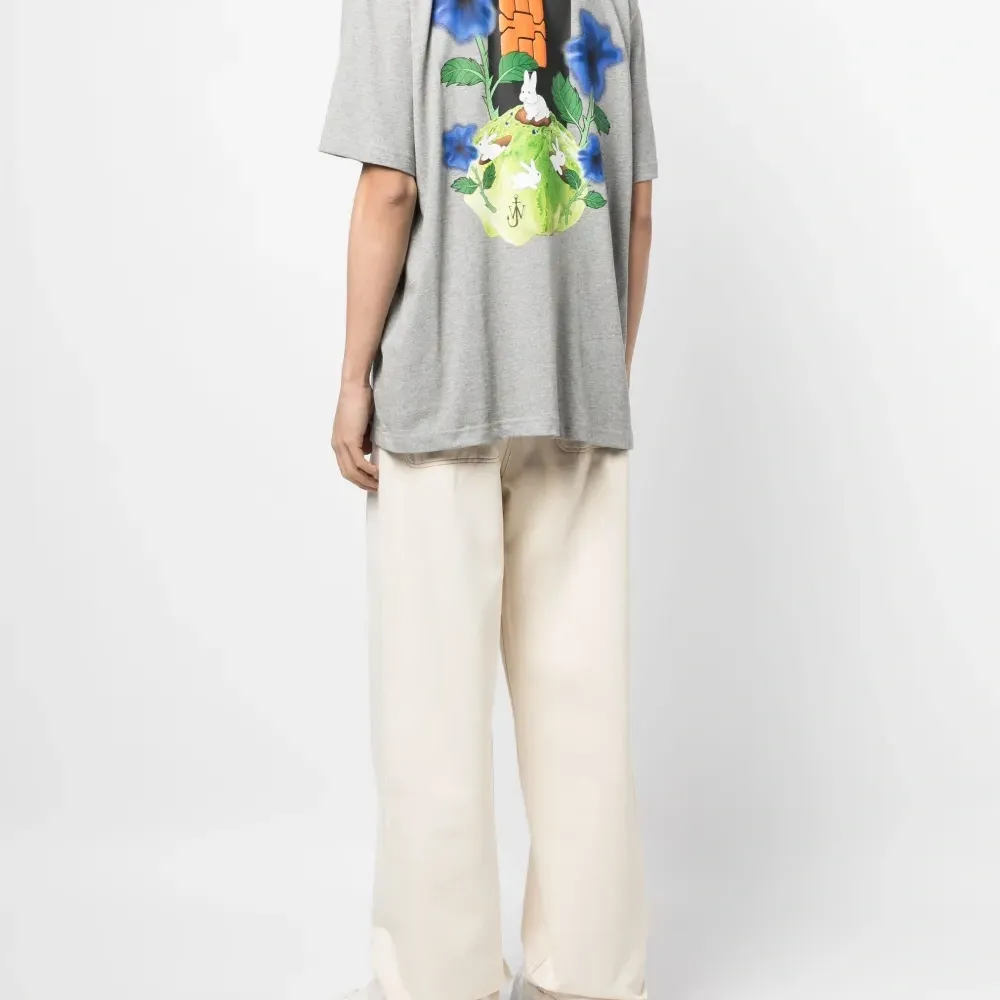 Футболка из органического хлопка с графичным принтом Футболка из органического хлопка с графичным принтом