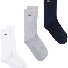 Комплект из трех пар носков с вышитым логотипом