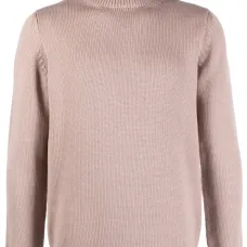 Джемпер из шерсти мериноса с высоким воротником