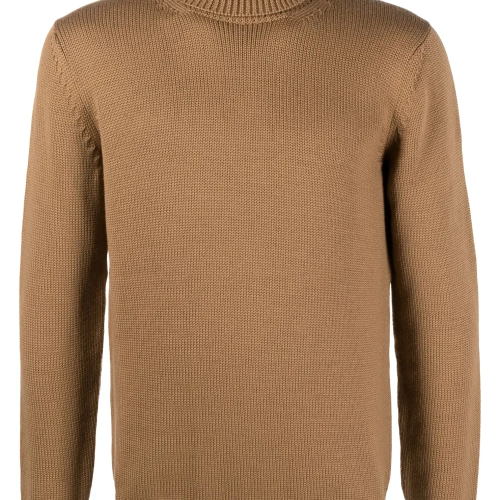 Джемпер из шерсти мериноса с высоким воротником