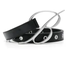 Ремень с пряжкой-логотипом