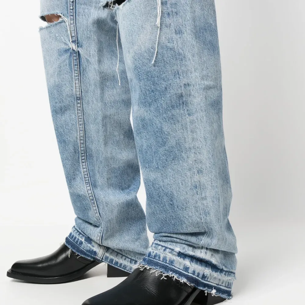 Прямые джинсы Kate с прорезями