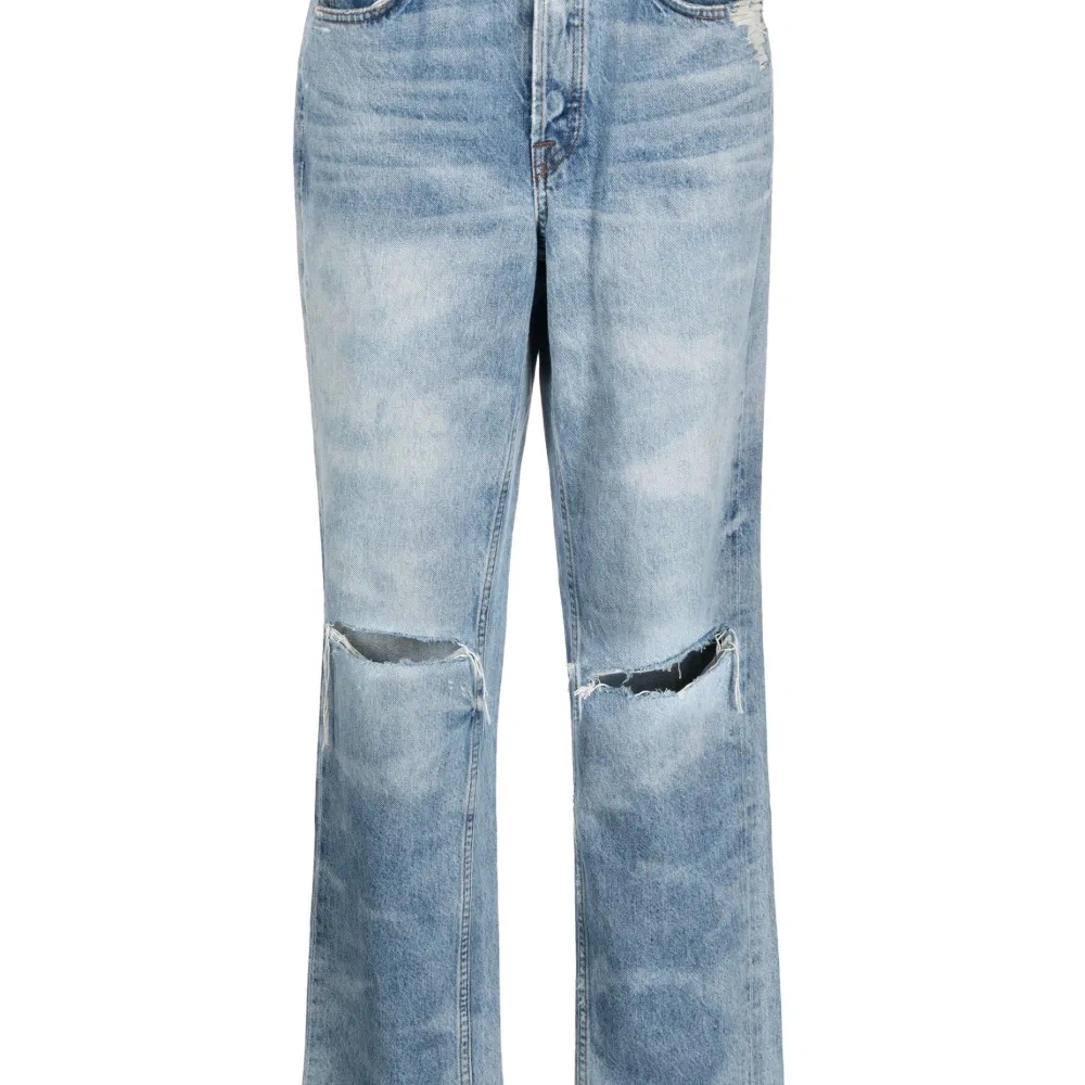 Прямые джинсы Kate с прорезями