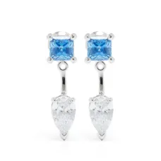 Серьги-подвески Mesmera с кристаллами