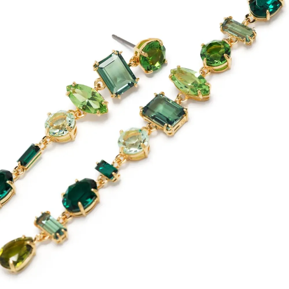 Серьги Gema с кристаллами