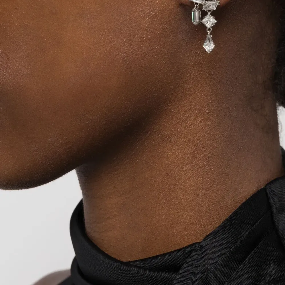 Серьги-подвески Mesmera с кристаллами