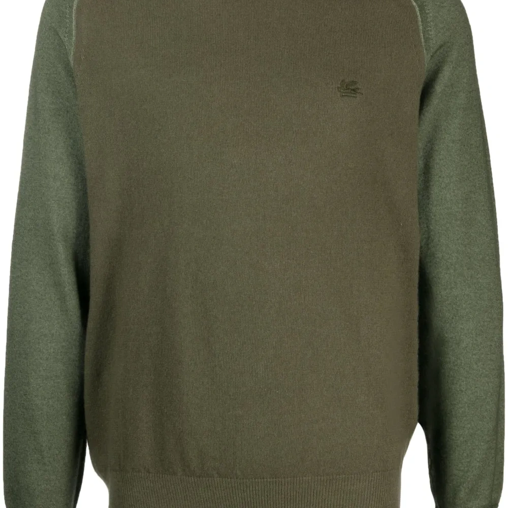 Джемпер из вирджинской шерсти с вышитым логотипом