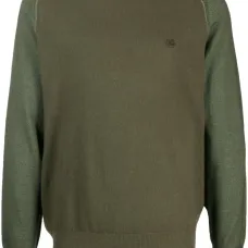 Джемпер из вирджинской шерсти с вышитым логотипом