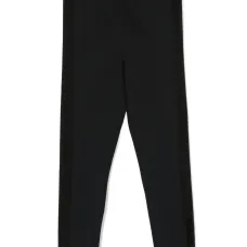 Легинсы с эластичным поясом и нашивкой-логотипом