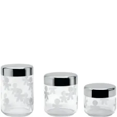 Набор из трех стеклянных банок Набор из трех стеклянных банок