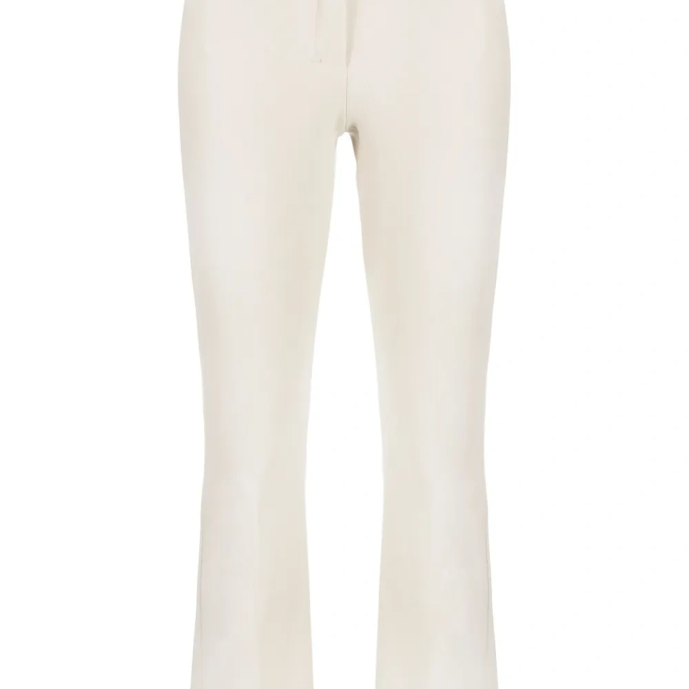 Укороченные брюки средней посадки