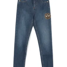 Прямые джинсы средней посадки