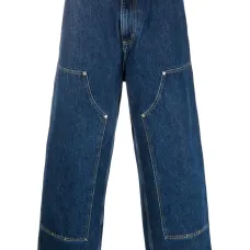 Широкие джинсы Nash DKlow со вставками