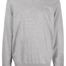 Джемпер из вирджинской шерсти с круглым вырезом