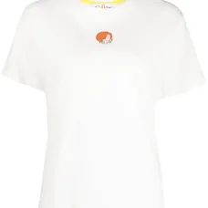 Футболка из органического хлопка с вышитым логотипом