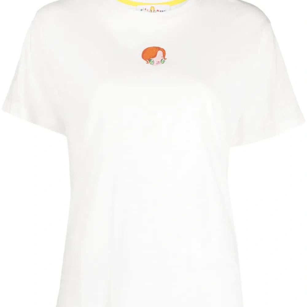 Футболка из органического хлопка с вышитым логотипом