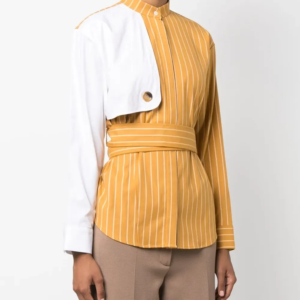 Куртка-рубашка Hans в тонкую полоску