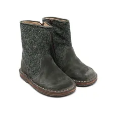 Ботинки с контрастными вставками