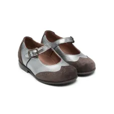 Двухцветные балетки