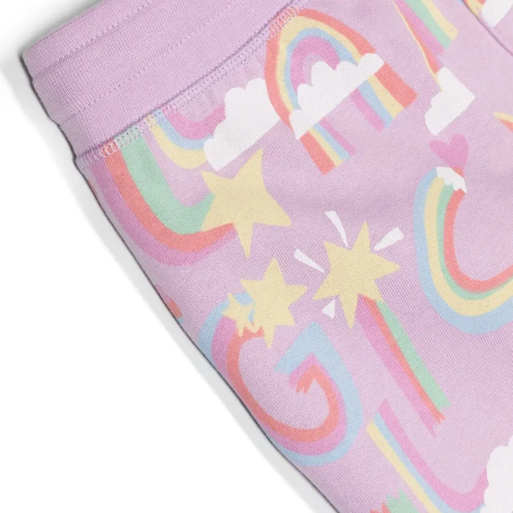 Брюки из органического хлопка с графичным принтом Брюки из органического хлопка с графичным принтом