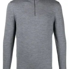 Шерстяной джемпер с вышитым логотипом Шерстяной джемпер с вышитым логотипом