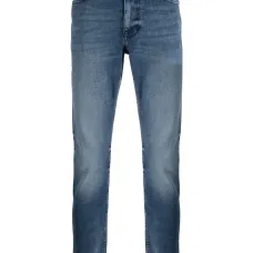 Зауженные джинсы средней посадки