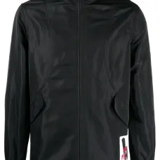 Куртка на молнии с нашивкой-логотипом Куртка на молнии с нашивкой-логотипом