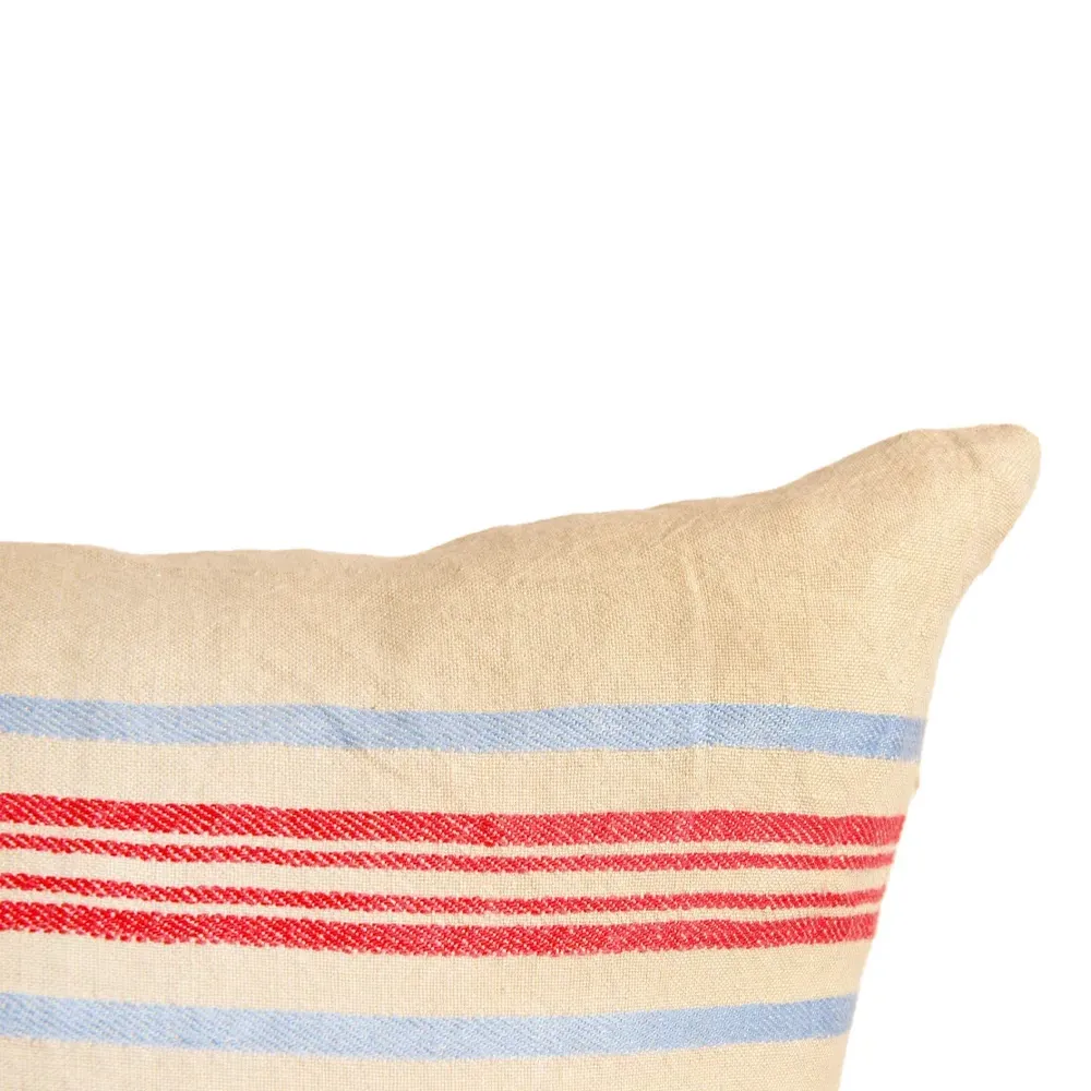 Льняная подушка Profeta в полоску