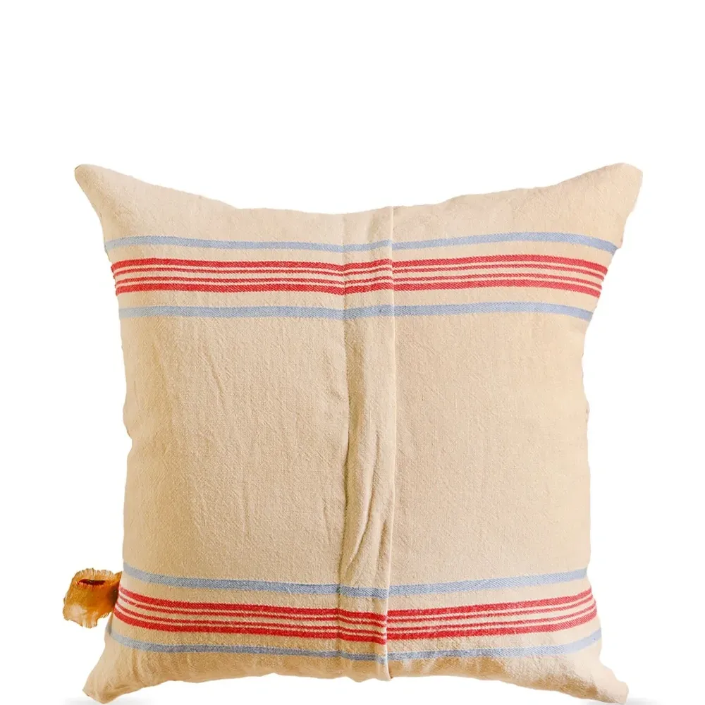 Льняная подушка Profeta в полоску