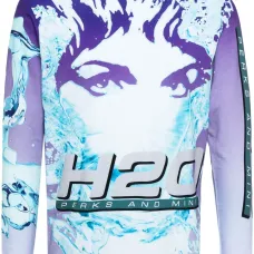 Футболка из органического хлопка с принтом Splash