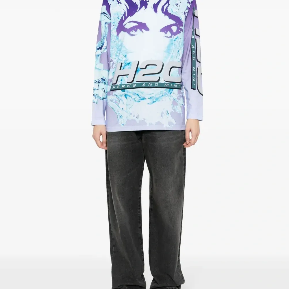 Футболка из органического хлопка с принтом Splash